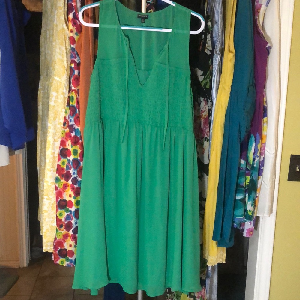 Green dress